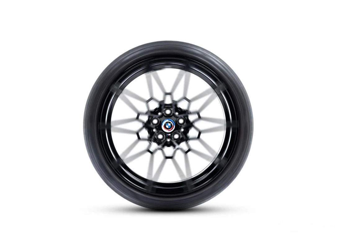 BMW 50th Anniversary Floating Wheel Center Cap Set - 56mm