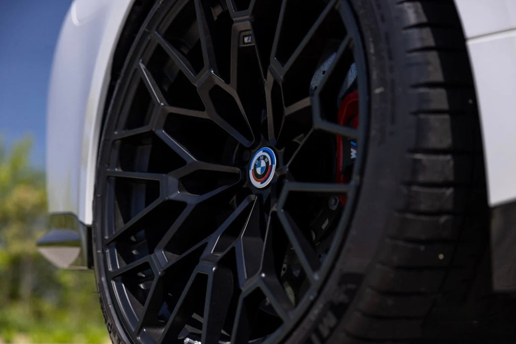 BMW 50th Anniversary Floating Wheel Center Cap Set - 56mm