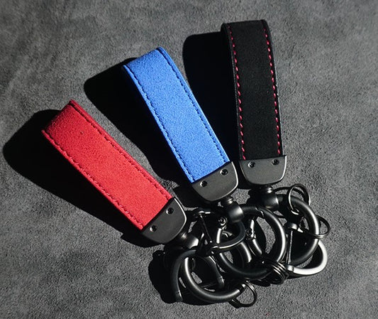 Alcantara Leather BMW M Keychain