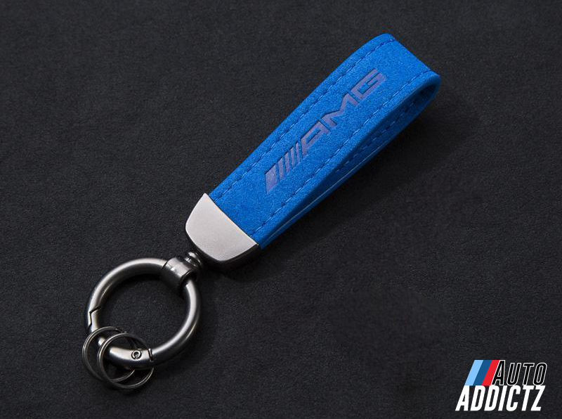 Alcantara Leather AMG Keychain