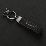 Alcantara Leather SRT Hellcat Keychain