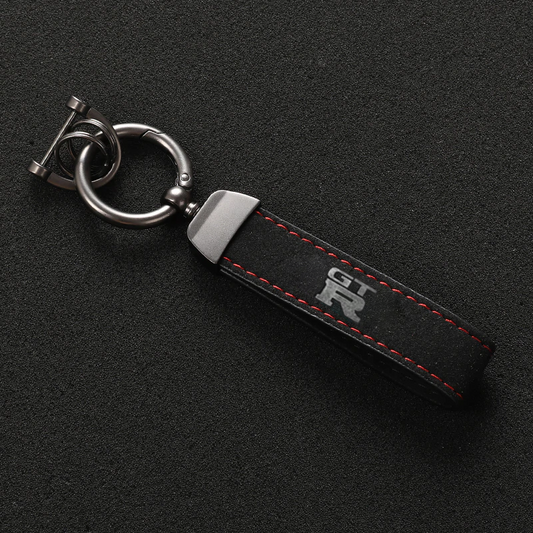 Alcantara Leather GTR Keychain